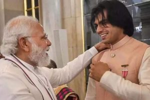 Narendra Modi and Neeraj Chopra