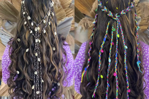 Navratri Hair Style with Colourful Ribbon: आपके गरबा लुक में चार चांद लगा देगी ये हेयरस्टाइल