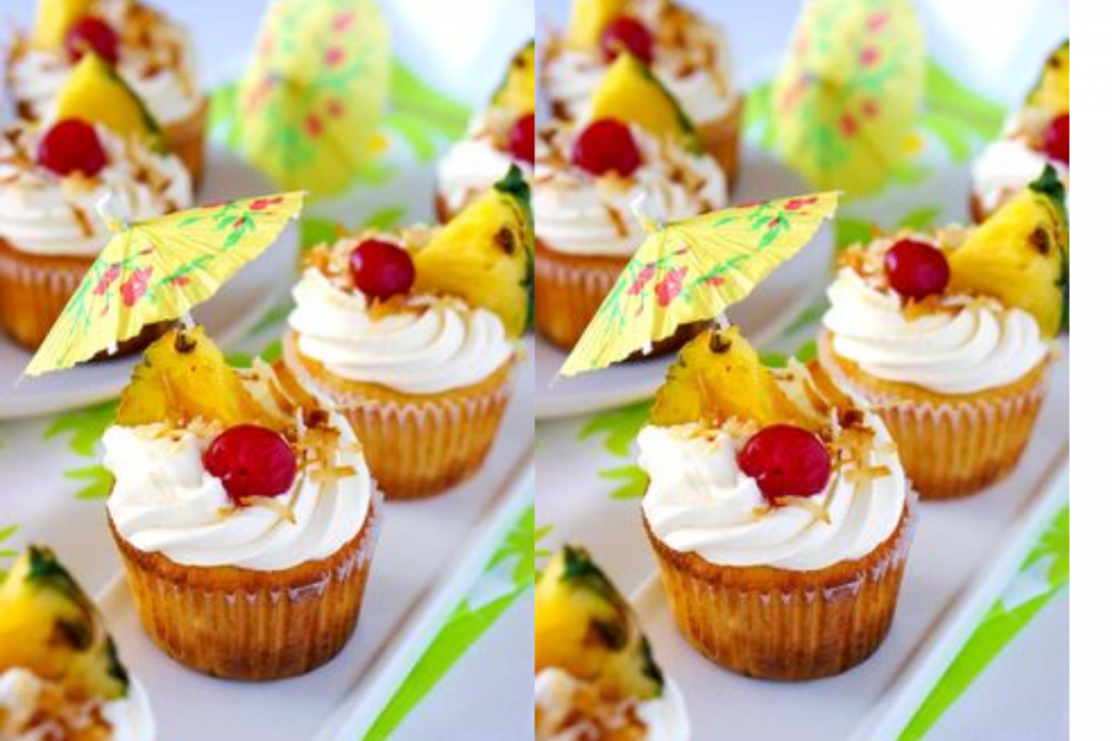 Pineapple Cup Cake 2