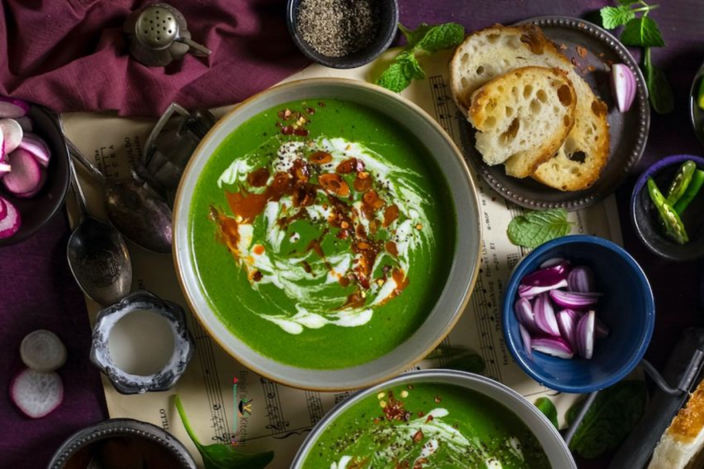 Spinach And Moong Dal Soup