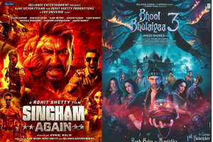 Singham Again Vs Bhool Bhulaiyaa 3 collection