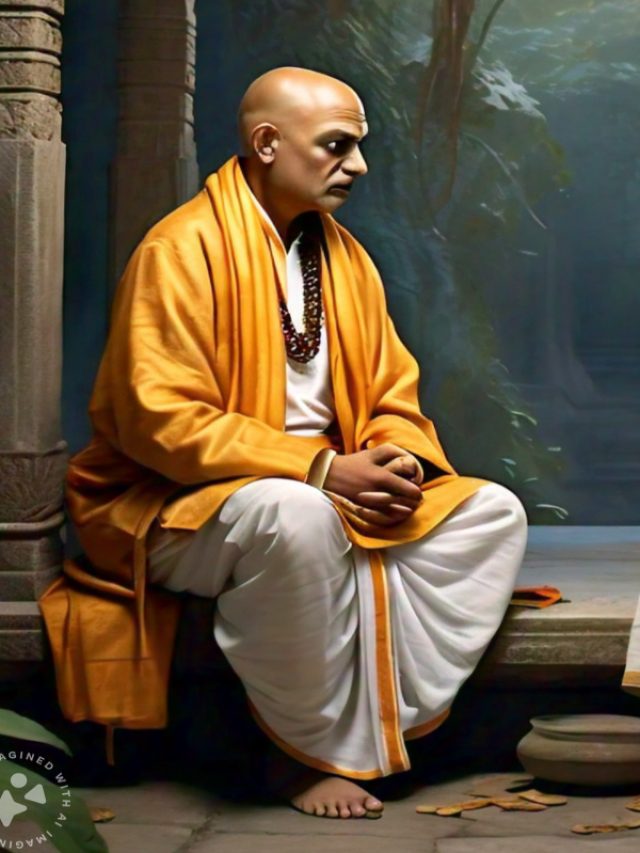 Cropped Chanakya With Sad Man