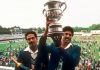 Kapil Dev Holding World Cup 1983