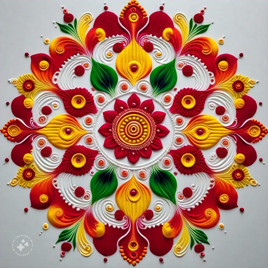 Minimal Rangoli Design 2