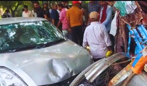 patna accident news 2| Road Accident: Uncontrolled car crushed many people in Patna, condition of all is critical