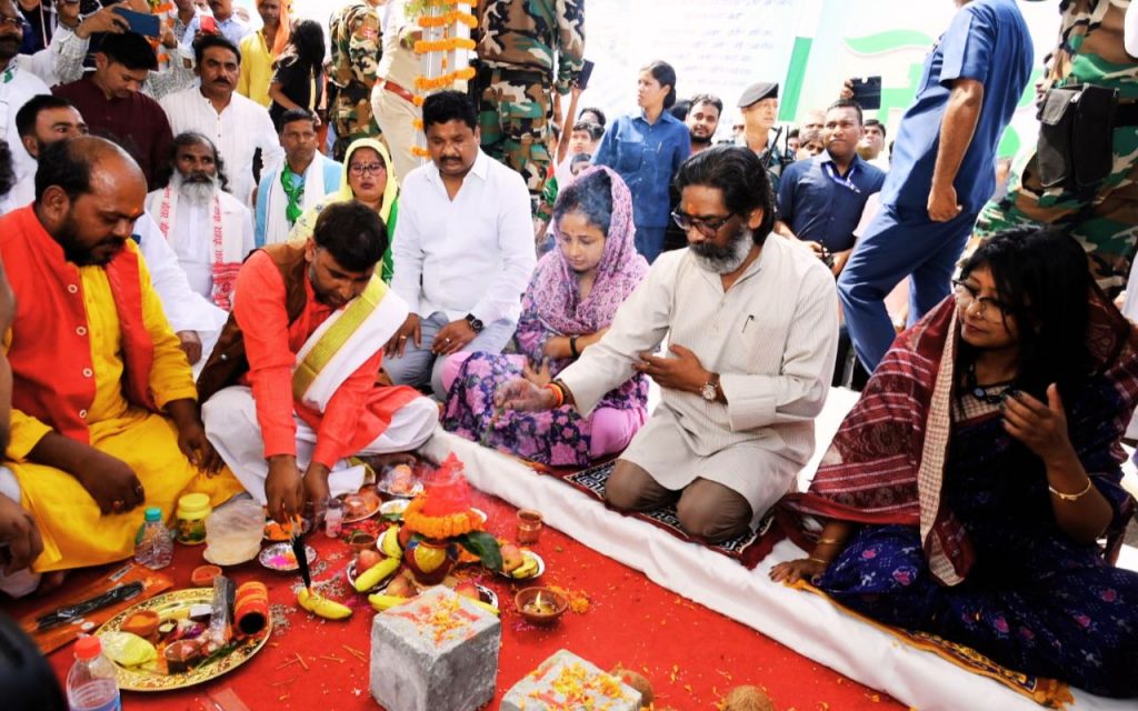 Ranchi Kantatoli Flyover Inauguration Jharkhand Hemant Soren