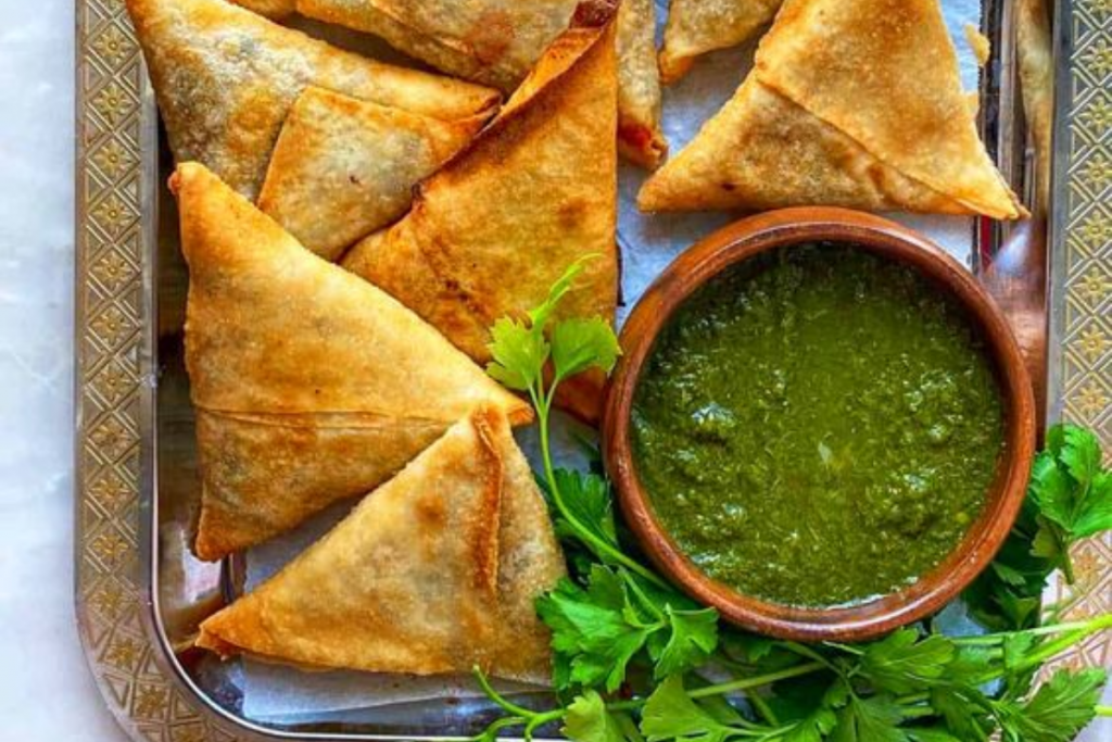 Navratri Fast Recipe of Samosa- Singhara Atta Samosa