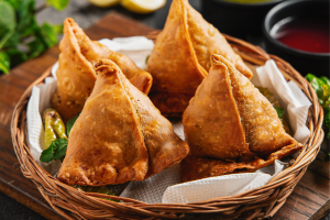 Navratri Fast Recipe of Samosa- Singhara Atta Samosa