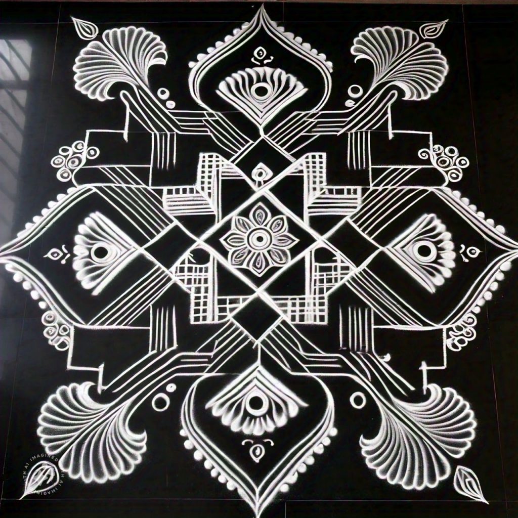 unique rangoli design