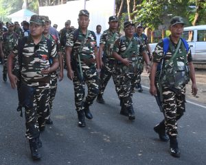 हर बूथ में होगा निर्भीक एवं पारदर्शी मतदान , जिला बल के साथ पैरा मिलिट्री फोर्स तैनात