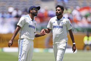 Jasprit Bumrah and Mohammed Siraj.