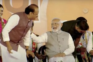 Ajit Pawar with PM Modi/Maharashtra Politics