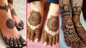 Bridal Feet Mehndi Design