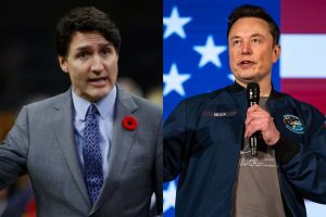 Elon Musk and Justin Trudeau