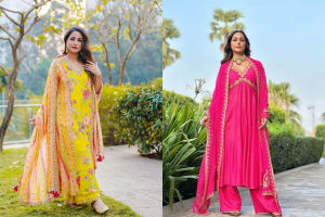 Heena Khan Inspired Desi Look: हीना खान से इंस्पायर्ड देसी सूट लुक: जानें कैसे पाएं स्टाइलिश और एलीगेंट लुक