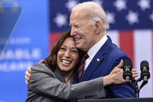 Joe Biden praised Kamala Harris