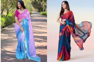 Bhai Dooj leheriya Saree Fashion: भाई दूज पर पहनें लहरियां साड़ी, आपको देगी सिंपल और एलीगेंट लुक