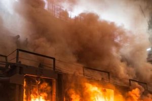 Mumbai BKC metro station Fire breaks out