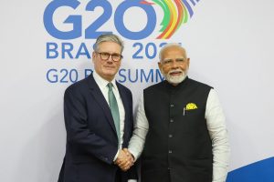 PM Modi and Keir Starmer