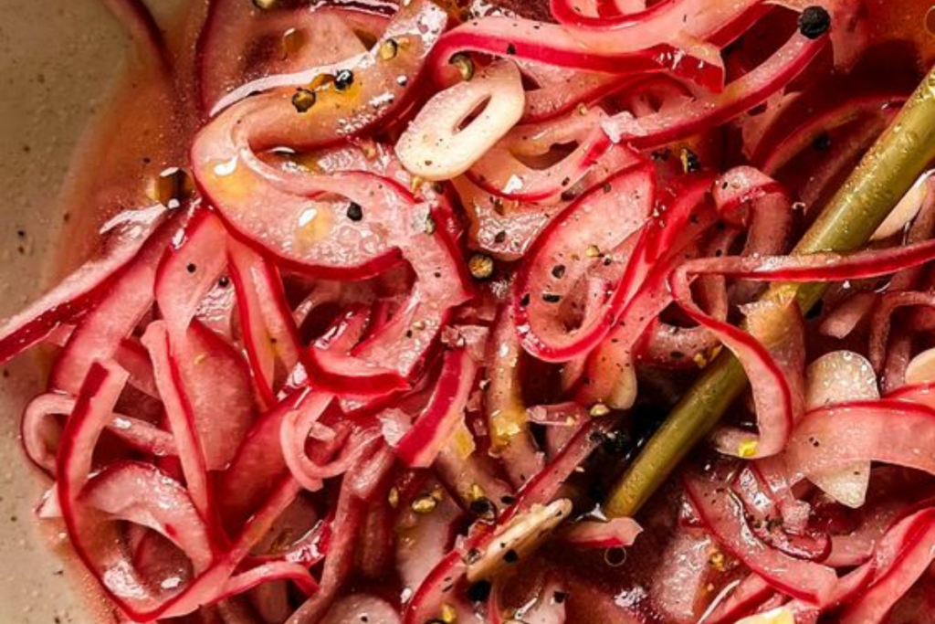 Pink Onion Salad