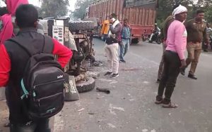 Road Accident in Ballia