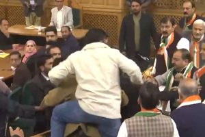 Ruckus in Jammu Kashmir Assembly