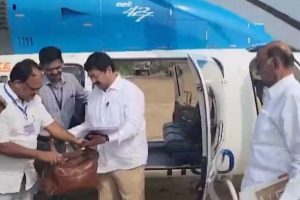 Sharad Pawar helicopter and bag checked