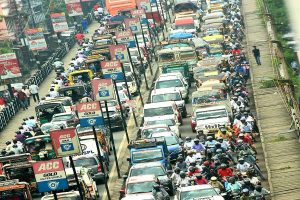 Dhanbad Traffic Route Change, Symbolic Pic