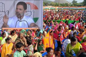 Rahul Gandhi Addressing Rally