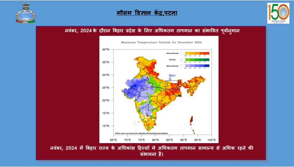 bihar mausam