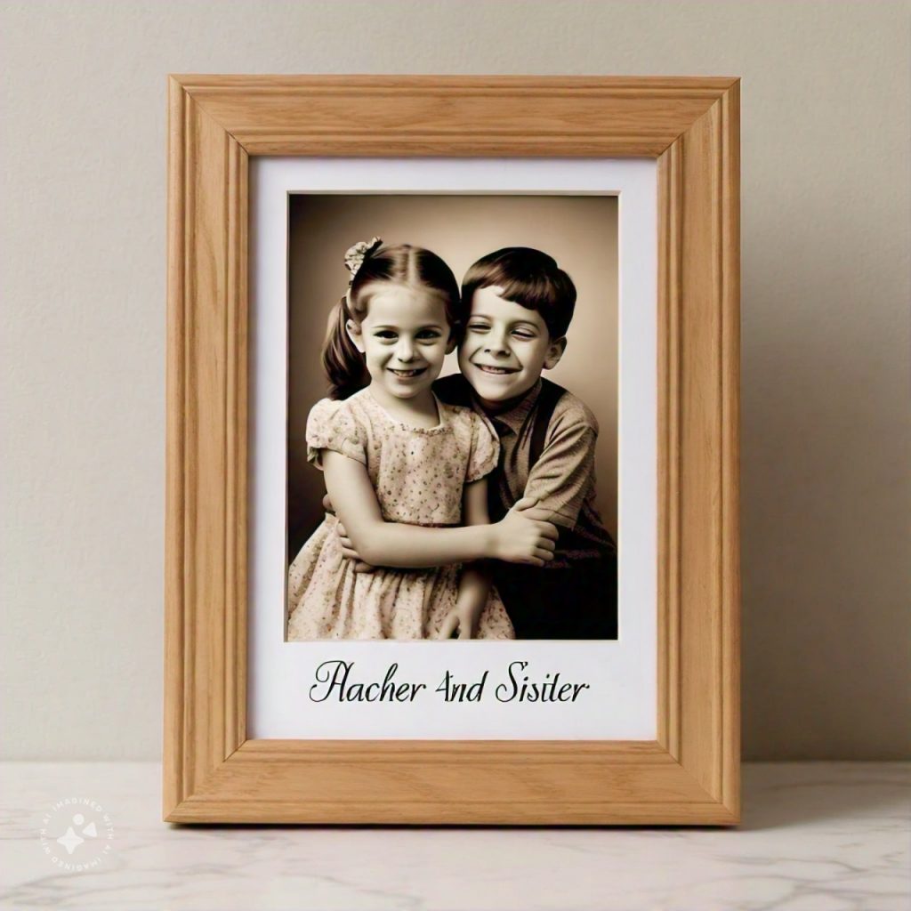 Brother And Sister Photo Frame