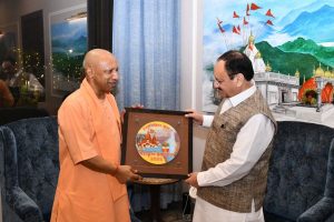 Yogi Adityanath met JP Nadda