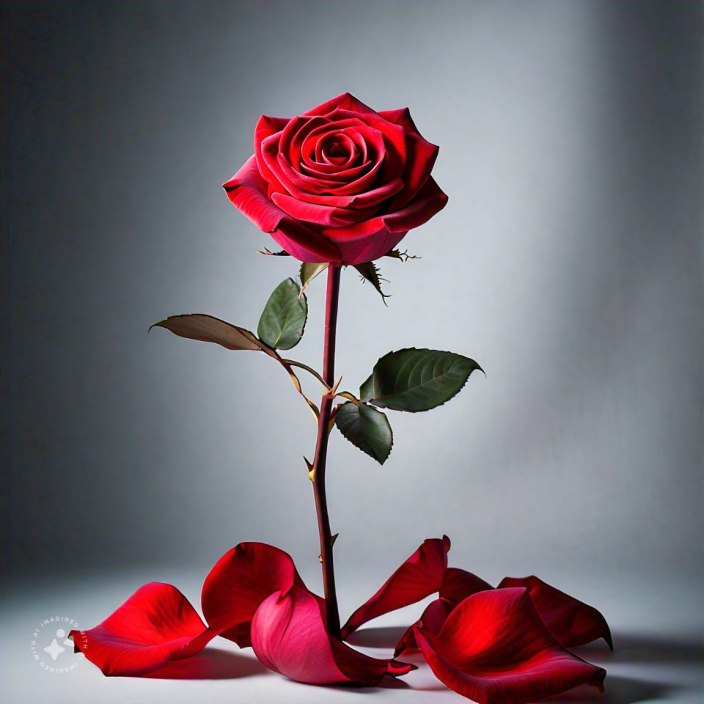 One Red Rose For Present