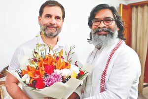 rahul gandhi and hemant soren