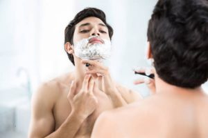 correct way to shave beard