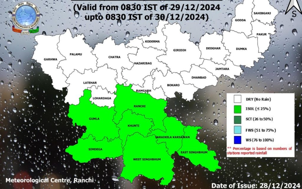 Aaj Ka Mausam 29 December 1