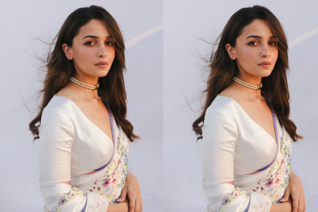 Alia Bhatt Saree Look 8