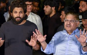 Allu Arjun father reaction on his House Attack