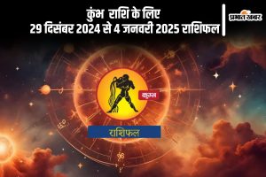 Aquarius Weekly Horoscope 29 December 2024 to 4 January 2025 in Hindi