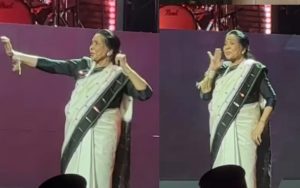 Asha Bhosle sings Tauba Tauba song