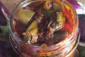 Baingan ka Achar in Winter