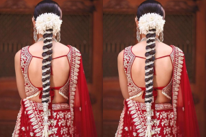 Gajra Hairstyle for Bride