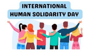 International Human Solidarity Day 2024