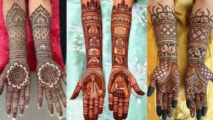 Couple Name Mehndi Design