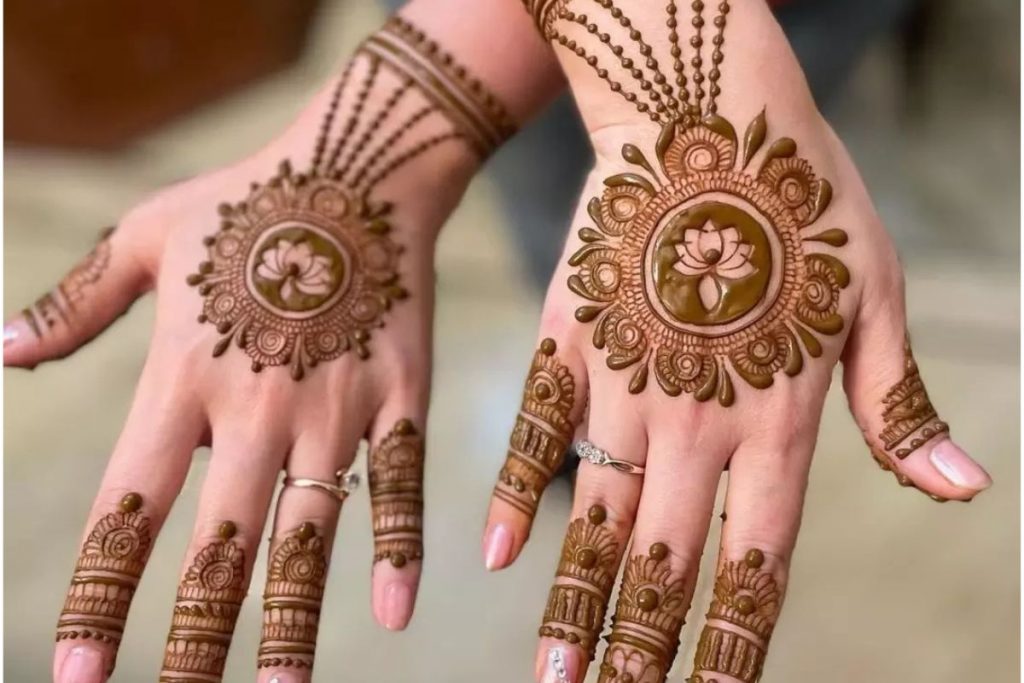 Mehndi design for engagement 1 1