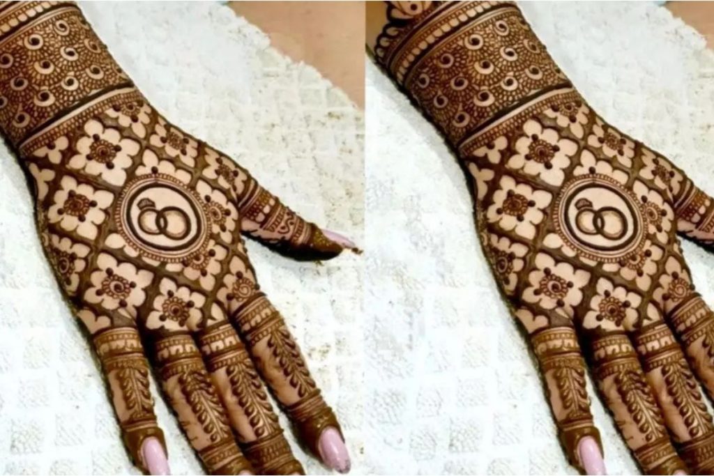 Mehndi design for engagement 2