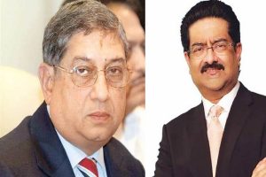 N Srinivasan and Kumar Mangalam Birla