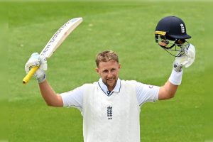 Joe Root after his 36th test hundred in wellington, NZ.