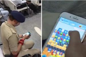 Police and smartphone