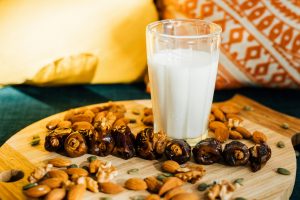 milk and dates